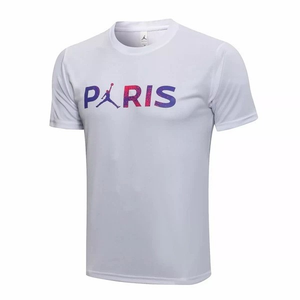 Trainingsshirt Paris Saint Germain 2021-22 Weiß Lila Fussballtrikots Günstig